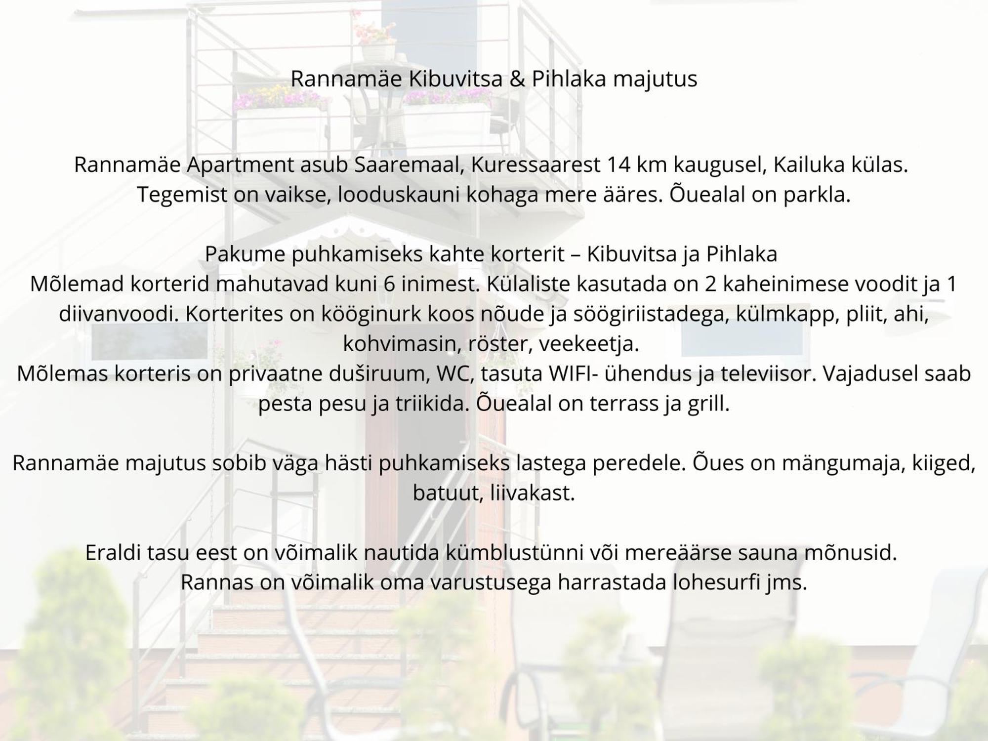 Apartment Rannamaee Suur-Rootsi